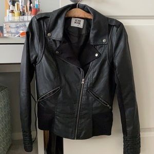 Women’s faux leather jacket